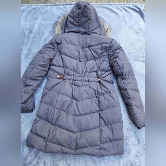 Ralph Lauren Black Label Faux Fur Trim Puffer 60% Down Coat Jacket Womens XL - Picture 12 of 16